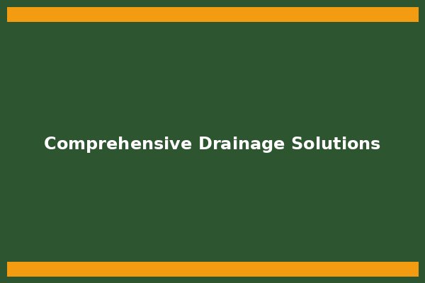 Comprehensive drainage system installation